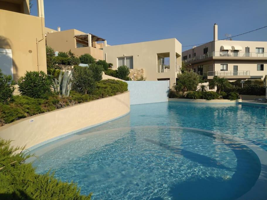 One Bedroom Apartment With Pool Plakias Bagian luar foto